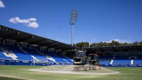 Trabajos Y Mucho Mimo Para El C Sped De El Alcoraz