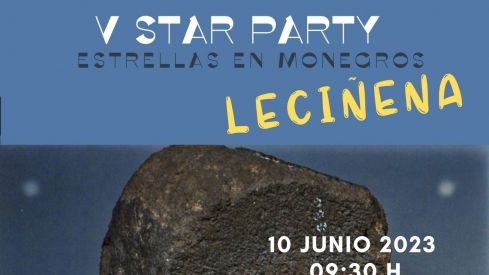 Fiesta de las Estrellas de la Agrupación Astronómica en Leciñena el día 10