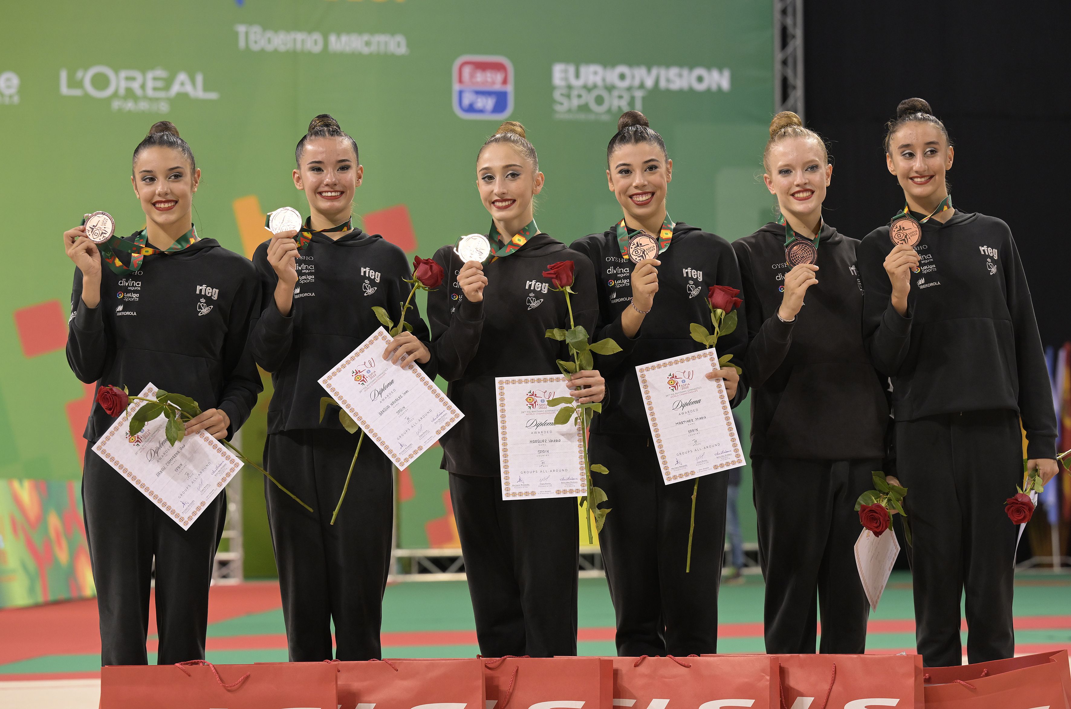 La España de Inés Bergua, bronce en el Mundial de Gimnasia Rítmica y