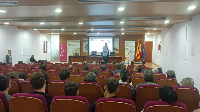 Javier García Antón en la presentación Javier García Antón en la presentación