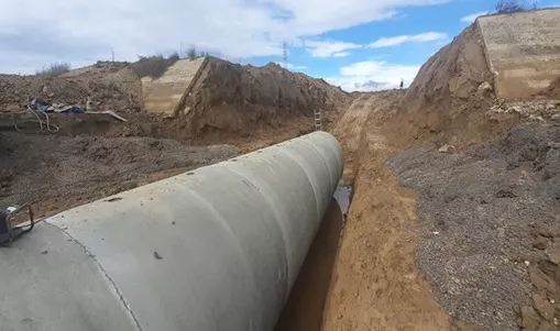 Comienza La Construcción De La Balsa Dentro De La Modernización Del Regadío De Molinar Del Flumen 