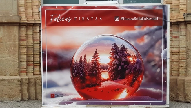 Tercer cartel instalado para hacerse fotos en él