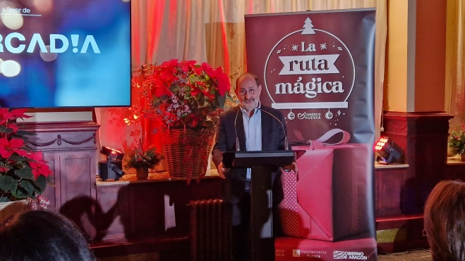 Brindis Solidario del Comercio de Huesca. Foto Myriam Martínez Brindis Solidario del Comercio de Huesca. Foto Myriam Martínez