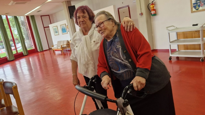 Isabel Arilla y Amalia Ultra. Foto Myriam Martínez Isabel Arilla y Amalia Ultra. Foto Myriam Martínez