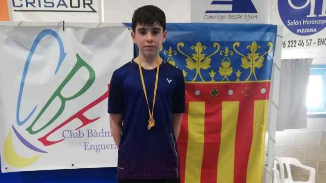 Hugo Gállego, subcampeón en Enguera