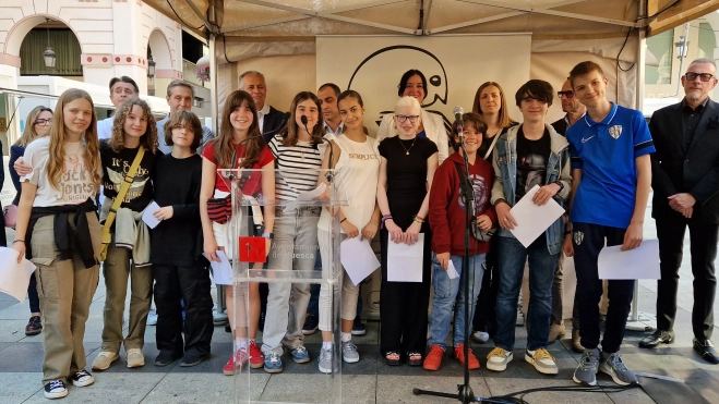 Inauguración de la 40º Feria del Libro de Huesca. Foto Myriam Martínez