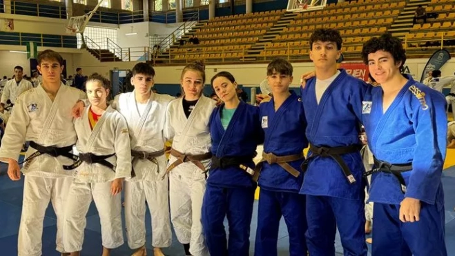 Judocas del Ibón en Portugal. Judocas del Ibón en Portugal.