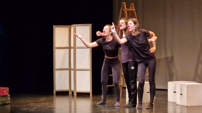 La Escalera Teatro en la Muestra Joven de Huesca. Foto Myriam Martínez 