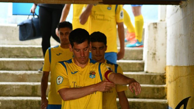 Marcos Ainoza es uno de los capitanes del equipo. Foto: AD Almudévar