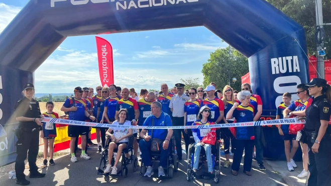 Al pie del cañón, en la carrera 061 para recaudar fondos contra la ELA.