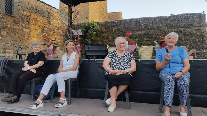 Carmen, Eva, Felisa y Ana, las cuatro mujeres homenajeadas.