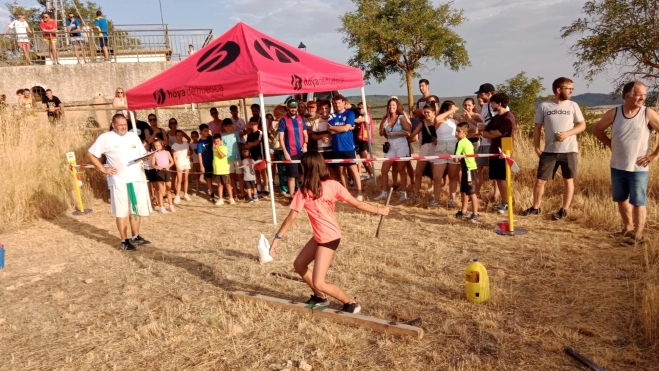 Juegos tradicionales en Santa Eulalia de Gállego, categoría escolar Juegos tradicionales en Santa Eulalia de Gállego, categoría escolar