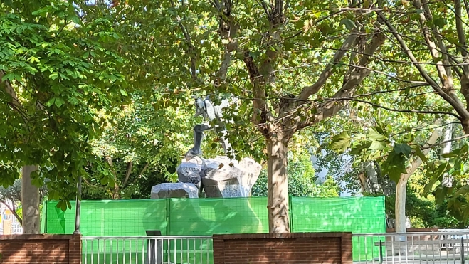 En septiembre se iniciará la actuación en la estatua de los Reyes de Aragón.