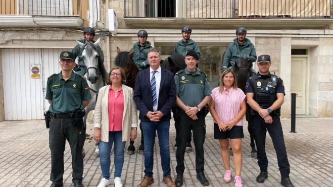 El Ayuntamiento de Fraga ha recibido al Grupo de 