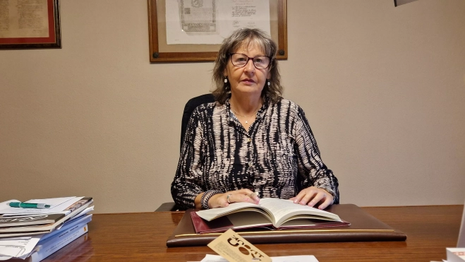 Ana Soria, en su despacho del Colegio de Abogados. Foto Myriam Martínez