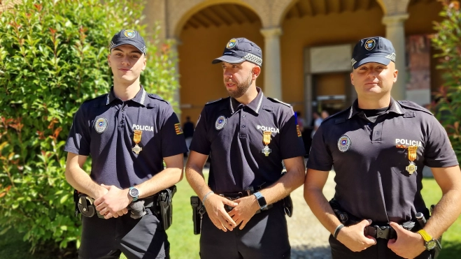  Fiesta de la Policía Local de Huesca 2024. Foto Myriam Martínez 