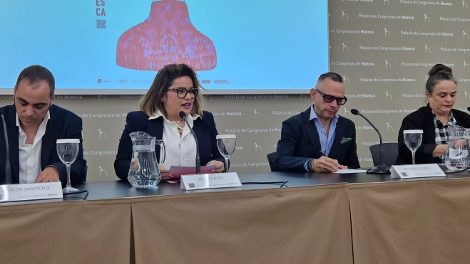 Carlos Sampériz, Sonia Latre, Pedro Olloqui y Pilar Barrio. Foto Myriam Martínez