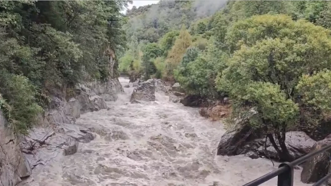 Río Barrosa en Bielsa.