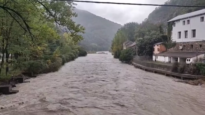 El río Cinca en Lafortunada.