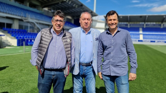 Javier Cruz, Agustín Lasaosa y Juanjo Camacho. Foto Myriam Martínez