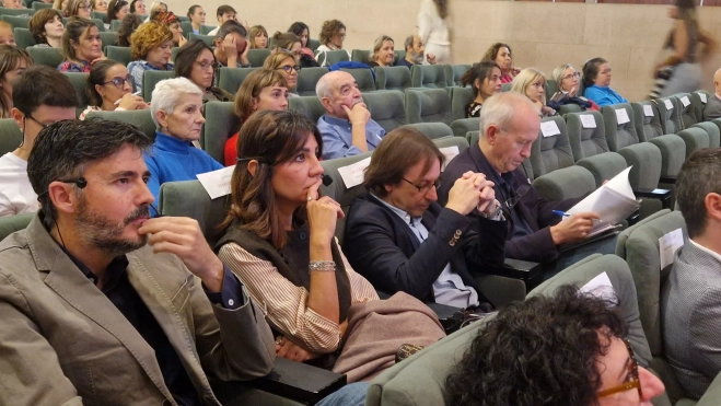 Guillermo Lahera, Esther Borrás, Javier Olivera y Carmelo Pelegrín. Foto Myriam Martínez