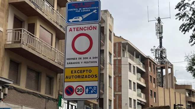 Aviso de cámara de videovigilancia