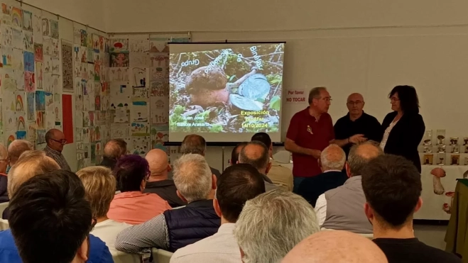 Clausura de la Exposición Micológica en Binéfar.