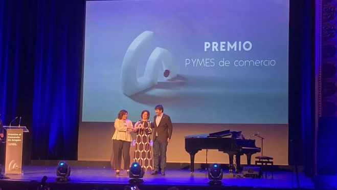 Ferretería García de Binéfar, premio a la mejor pyme de Comercio.