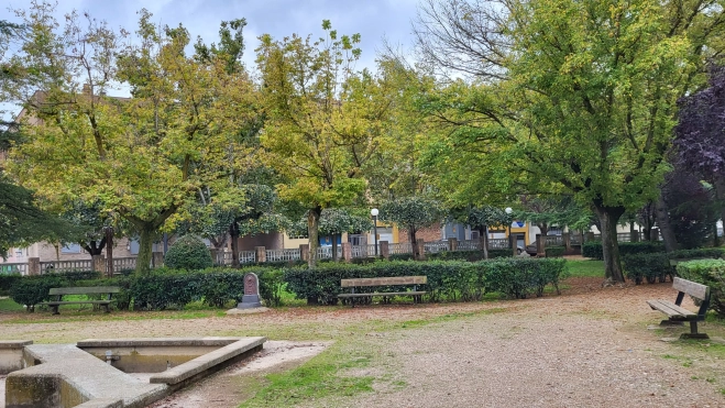 Encuentro de coros para relanzar el parque Joaquín Roig de Huesca. Foto Mercedes Manterola