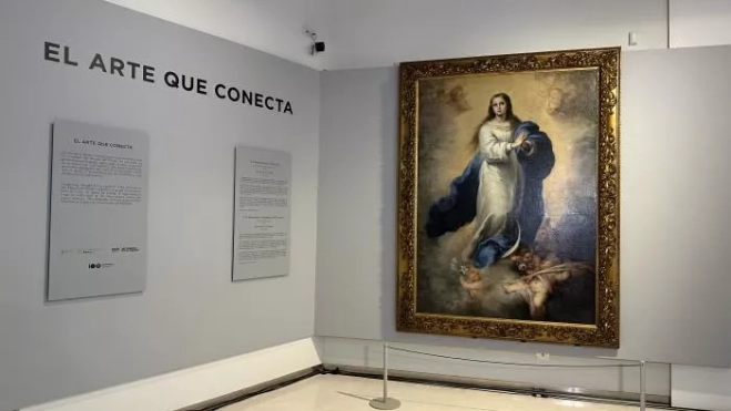 La obra de Murillo luce ahora en el Museo Provincial de Huesca.