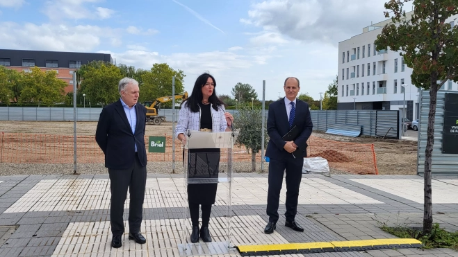 Octavio López, Lorena Orduna y David Briceño.