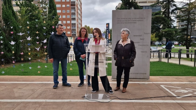  Día Internacional de las Personas Cuidadoras en Huesca. Foto Myriam Martínez 