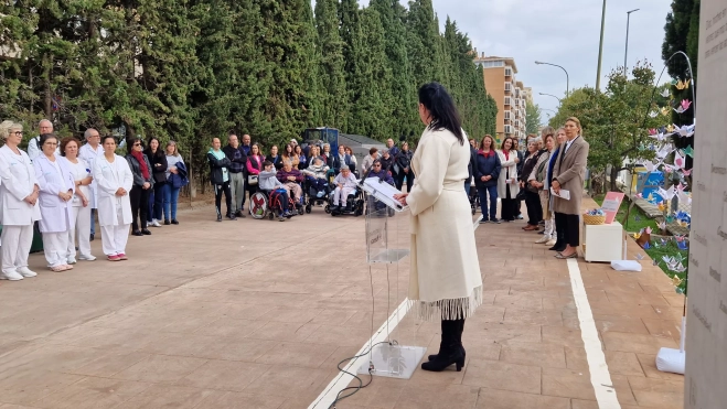 Día Internacional de las Personas Cuidadoras en Huesca. Foto Myriam Martínez