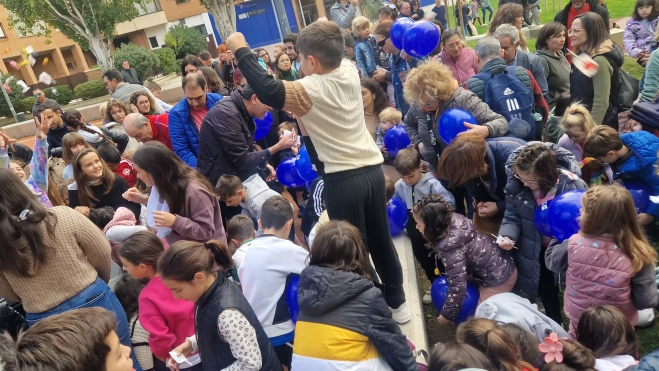 Comienzo de las fiestas del barrio de San Martín. Foto Myriam Martínez 