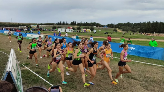 Cristina Espejo en la carrera absoluta femenina.