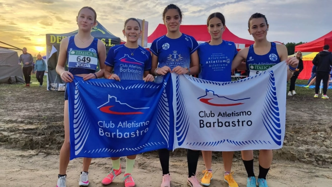 Equipo femenino Sub-16 del CA Barbastro