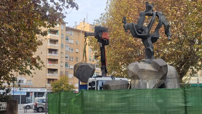 Trabajos para la recuperación del Monumento