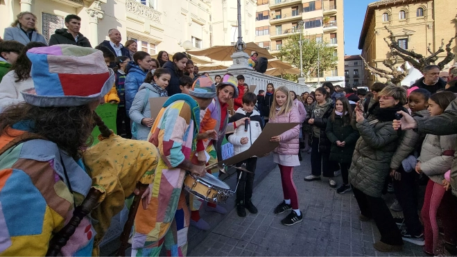 Los alumnos y alumnas han leído sus mensajes.