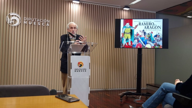 Esteban Sarasa, profesor de Historia Medieval. Foto Myriam Martínez