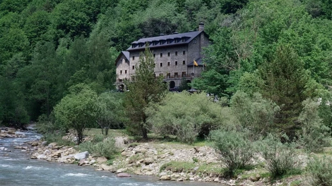 Parador de Bielsa, donde se van a invertir 2,5 millones en reformar las habitaciones.