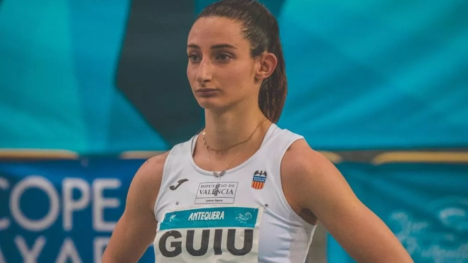 Elena Guiu, concentrada antes de la final en Antequera.