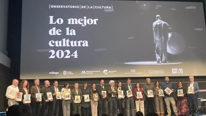 Imagen de la gala malagueña, donde ha sido tres veces premiado el festival Extrarradios.