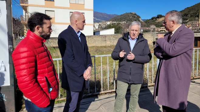 Enrique Pueyo, José María Giménez, Octavio López y Carlos Campo.