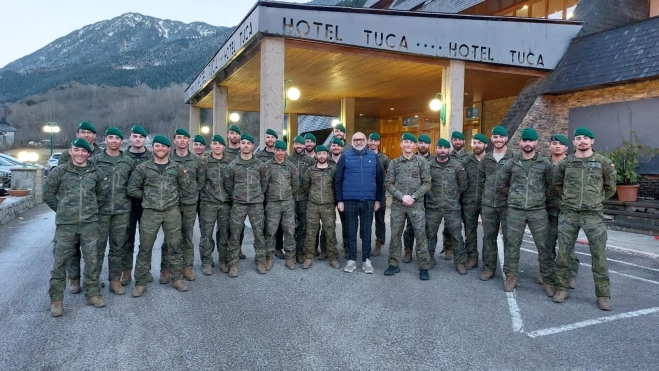 Escuela Militar de Montaña de Jaca en el Tuca de Vielha