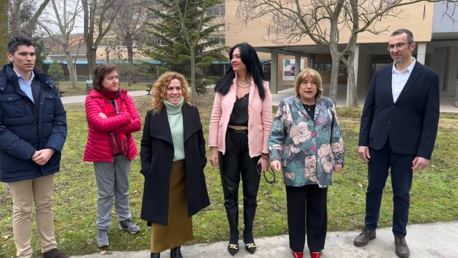 Autoridades presentes en la inauguración de la ampliación de la Sierra de Guara Autoridades presentes en la inauguración de la ampliación de la Sierra de Guara