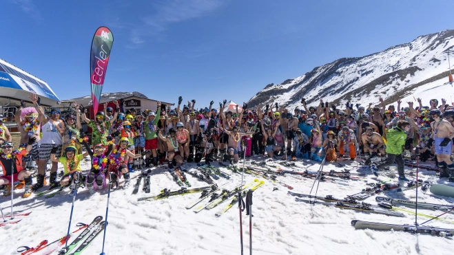 Bajada Tropical la pasada temporada en Cerler. Bajada Tropical la pasada temporada en Cerler.