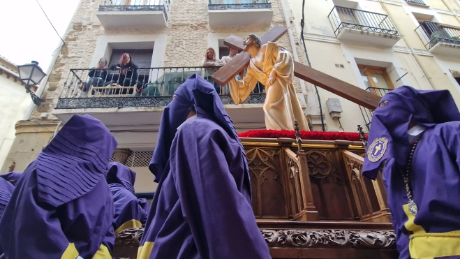 Procesión del Santo Entierro de Huesca. Foto Myriam Martínez Procesión del Santo Entierro de Huesca. Foto Myriam Martínez