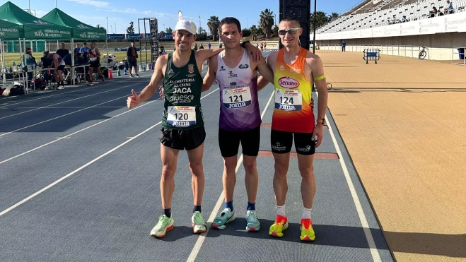 Los tres primeros hombres de la 50K Los tres primeros hombres de la 50K