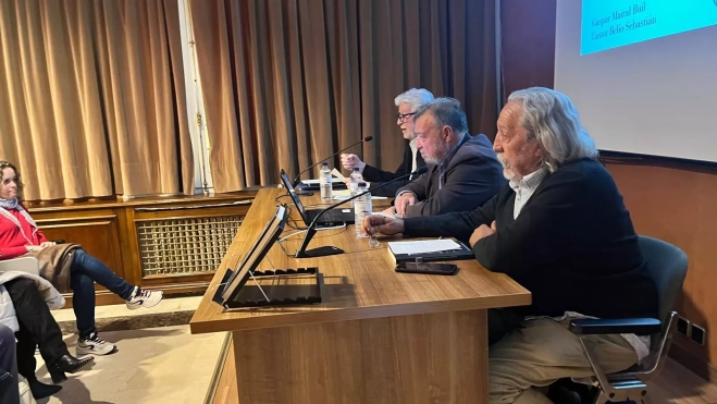 José Ramón López Pardo, Gaspar Mairal y Castor Belío. José Ramón López Pardo, Gaspar Mairal y Castor Belío.