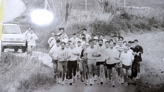 Armisén, en primera línea, en una Carrera de Navidad. Armisén, en primera línea, en una Carrera de Navidad.